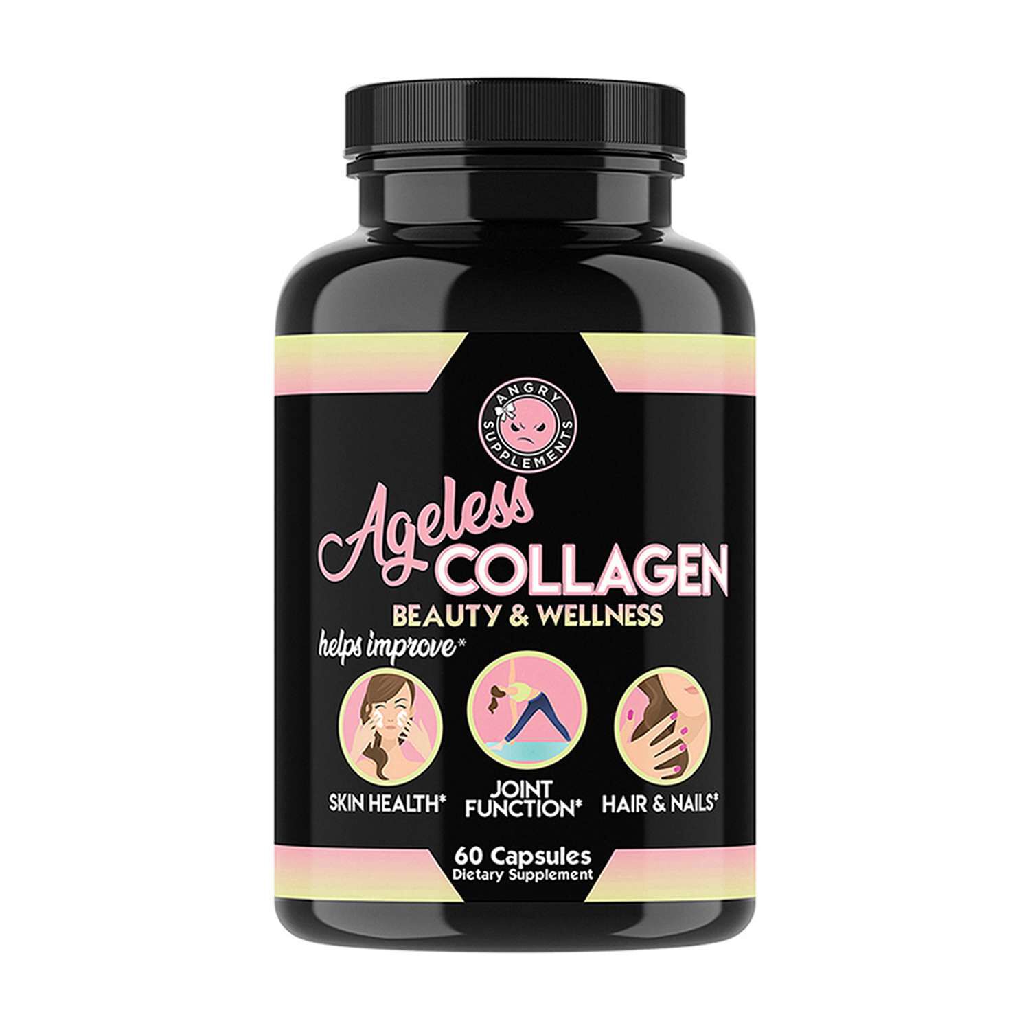 Ageless Collagen - 60 Capsules (30 Servings)  | GNC